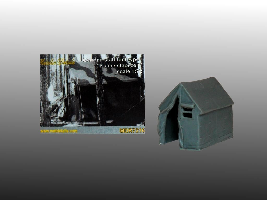 1:72 German staff tent type 4