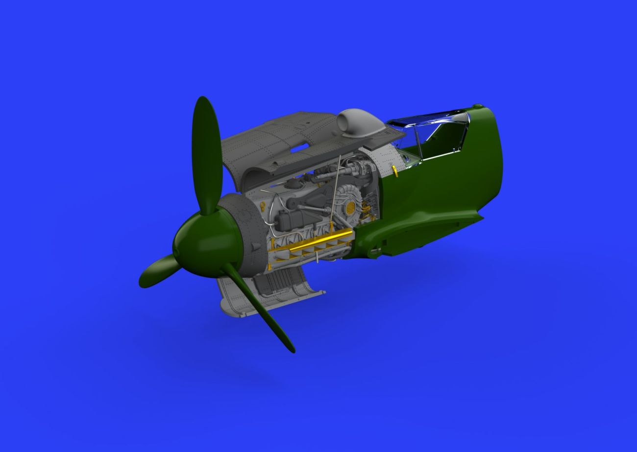 1:48 Messerschmitt Bf-109G-10 engine
