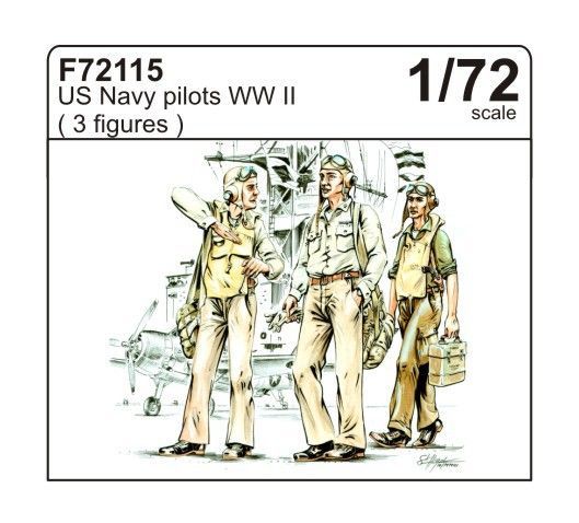 1:35 US Navy pilots WW II (3 fig.)