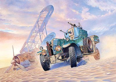 1:35 British Armoured Car (Pattern 1920 modified w/sand tyres)