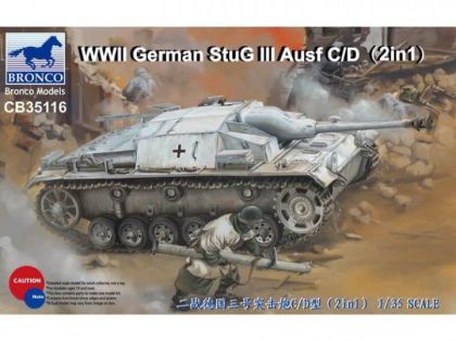 1:35 WWII German Sturmgeschütz III Ausf C/D (SdKfz 142)