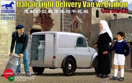 1:35 Italian Light Delivery Van w/Civilian