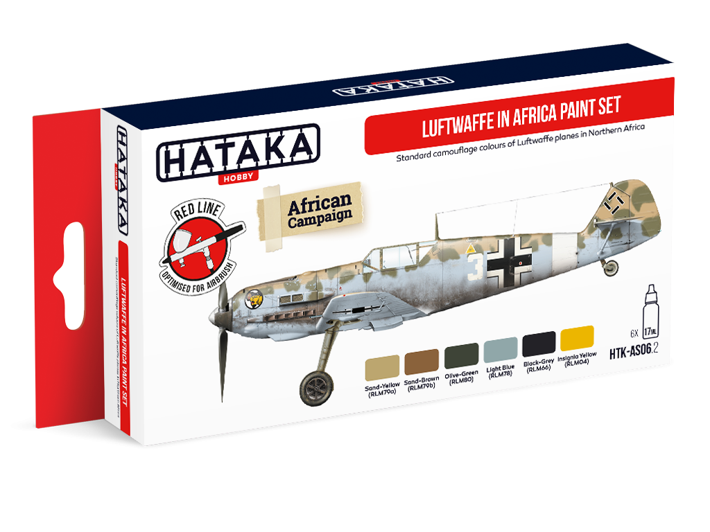 Luftwaffe in Africa paint set