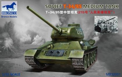 1:32 T-34/85 Soviet Medium Tank