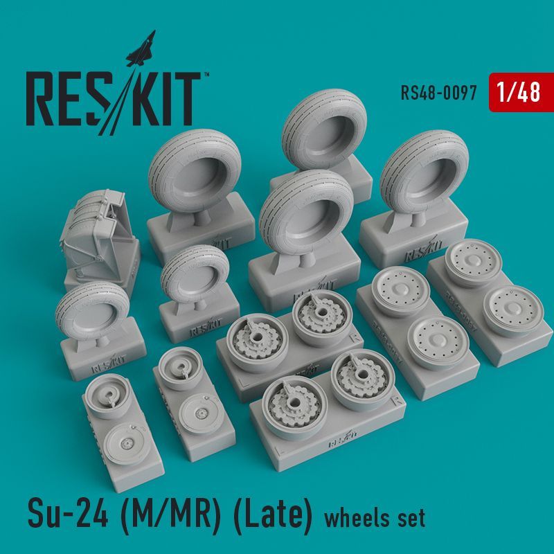 1:48  Su-24 (M/MR) (Late) wheels set