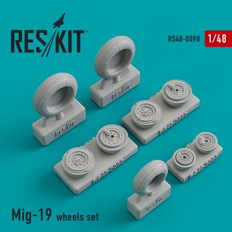 1:48 Mig-19 wheels set
