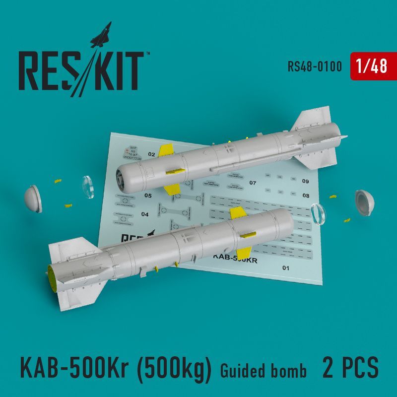 1:48 KAB-500Kr (500kg) Guided bomb (2 pcs)