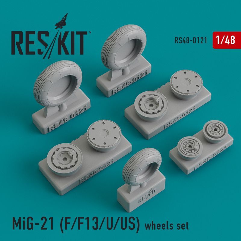 1:48 MiG-21 (F/F13/U/US) wheels set - Trumpeter -