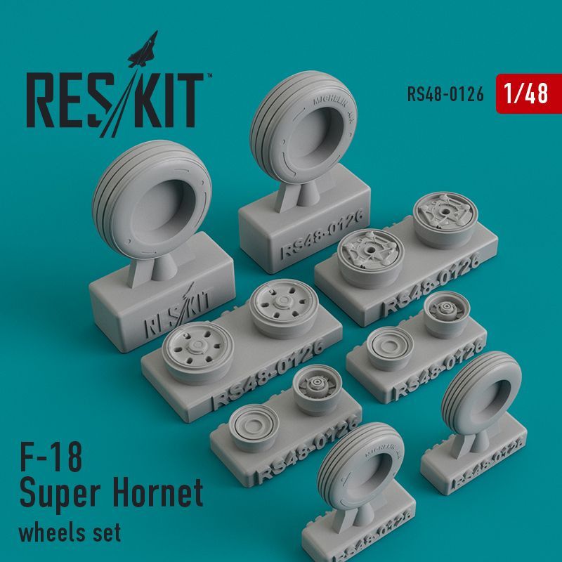 1:48 F-18 Super Hornet wheels set