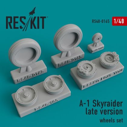 1:48 A-1 Skyraider late version wheels set