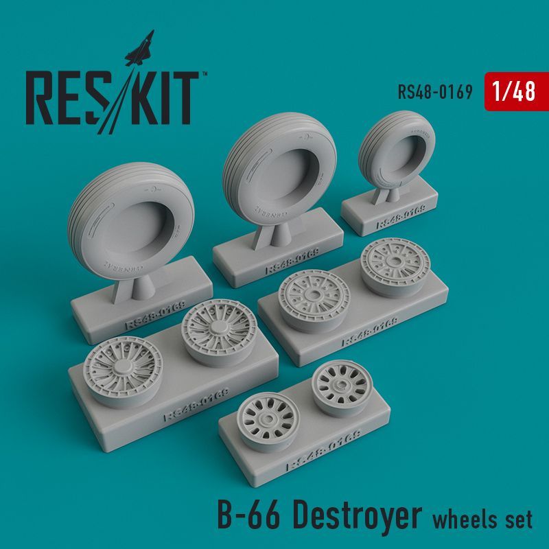 1:48 B-66 Destroyer wheels set