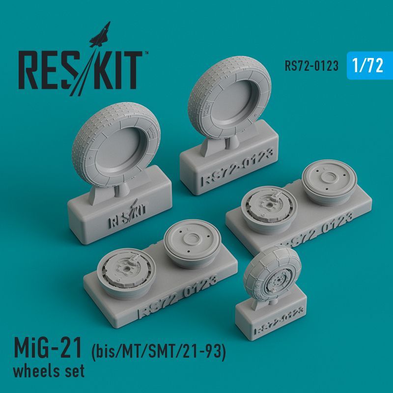 1:72 MiG-21 (bis/MT/SMT/21-93) wheels set