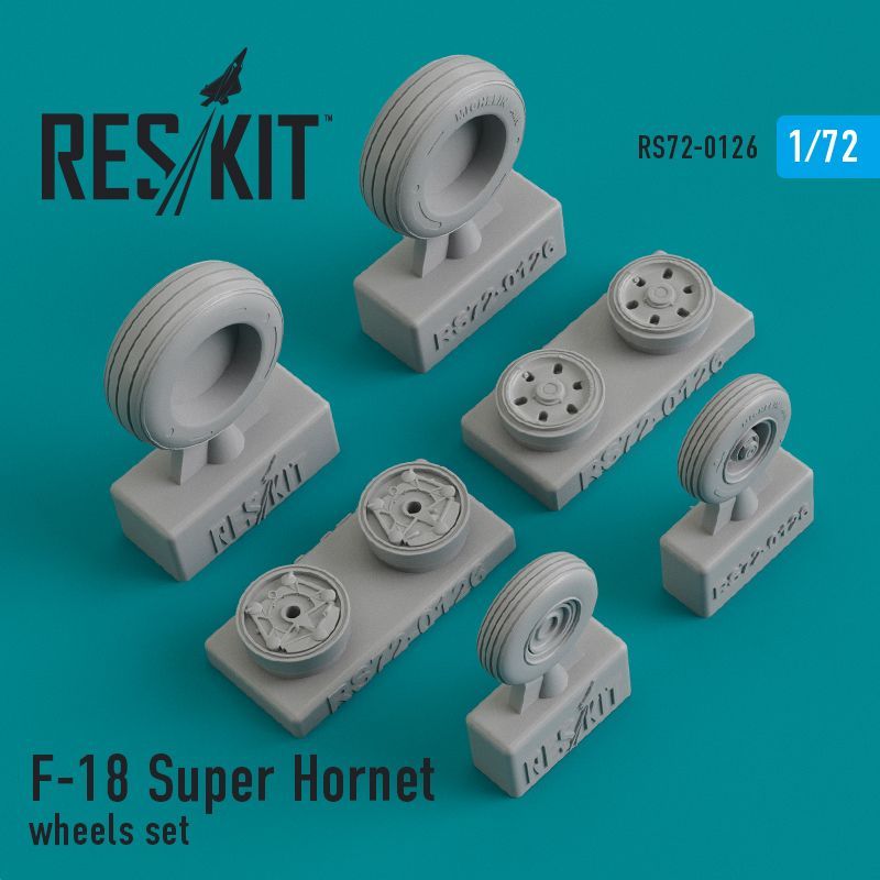 1:72 F-18 Super Hornet wheels set