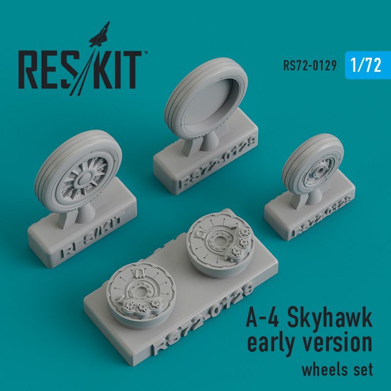 1:72 A-4 Skyhawk early version wheels set