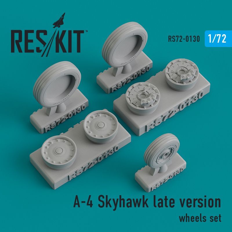 1:72 A-4 Skyhawk late version wheels set
