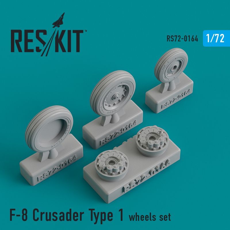 1:72 F-8 Crusader Type 1 wheels set