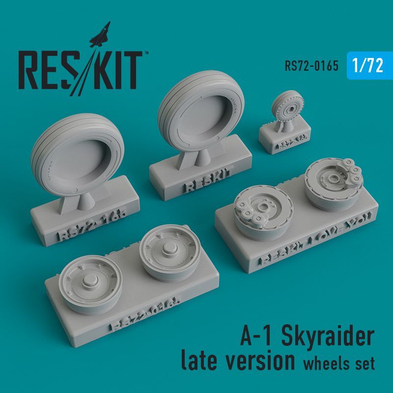 1:72 A-1 Skyraider late version wheels set