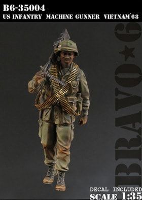 1:35 U.S. Infantry Machine Gunner Vietnam '68