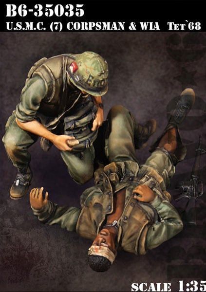 1:35 U.S.M.C. (7) Corpsman & WIA Tet'68