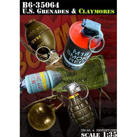 1:35 US Grenades & Claymores