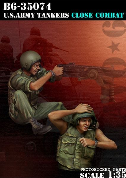 1:35 US Army Tankers - Close Combat (2 Figures)