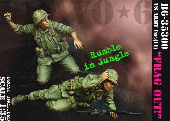 1:35 US Army Infantry (11) - Frag Out!