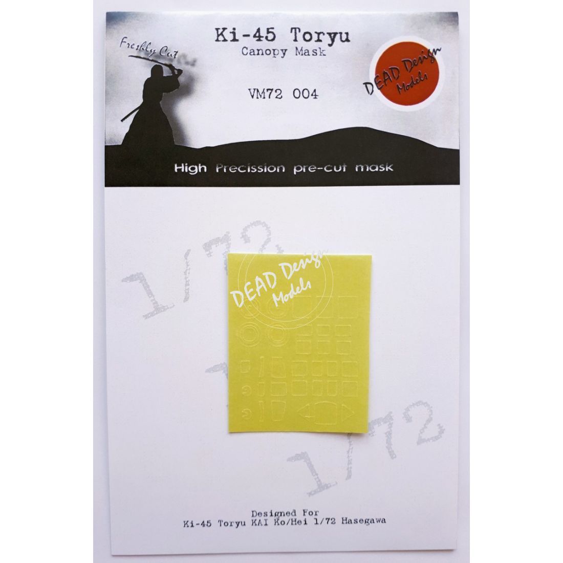 1:72 Ki-45 Toryu KAI Ko/Hei Canopy