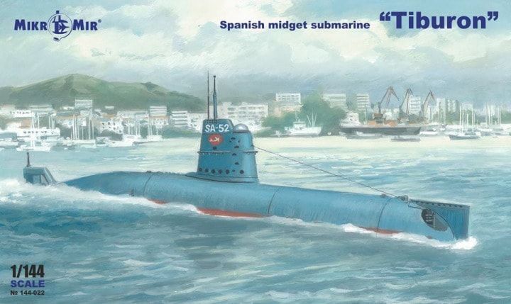 1:144 Spanish midget submarine 