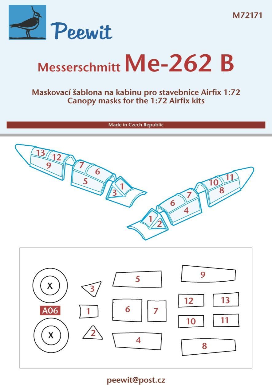 1:72 Messerschmitt Me-262B-1a