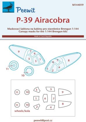1:144 Bell P-39D/P-39-F/P-39K Airacobra