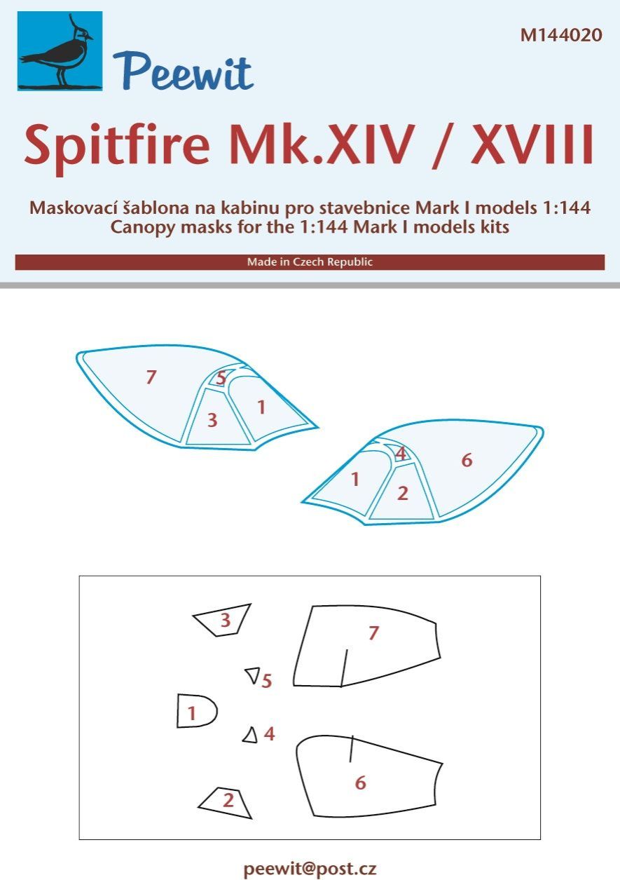 1:144 Supermarine Spitfire Mk.XIV / Mk.XVIII