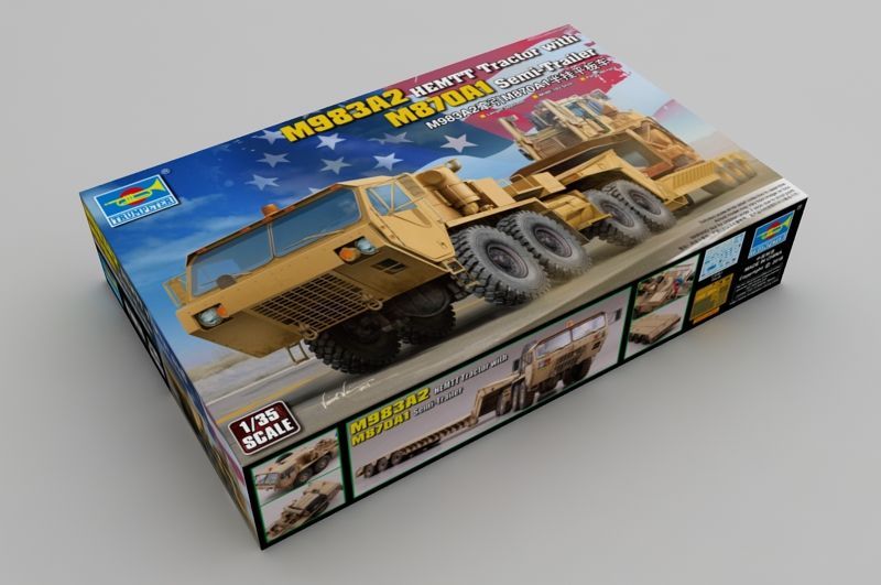1:35 M983A2 HEMTT Tractor with M870A1 Semi-Trailer