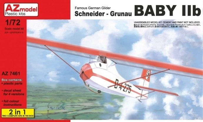 1:72 Grunau Baby IIb Germany - 2 in 1