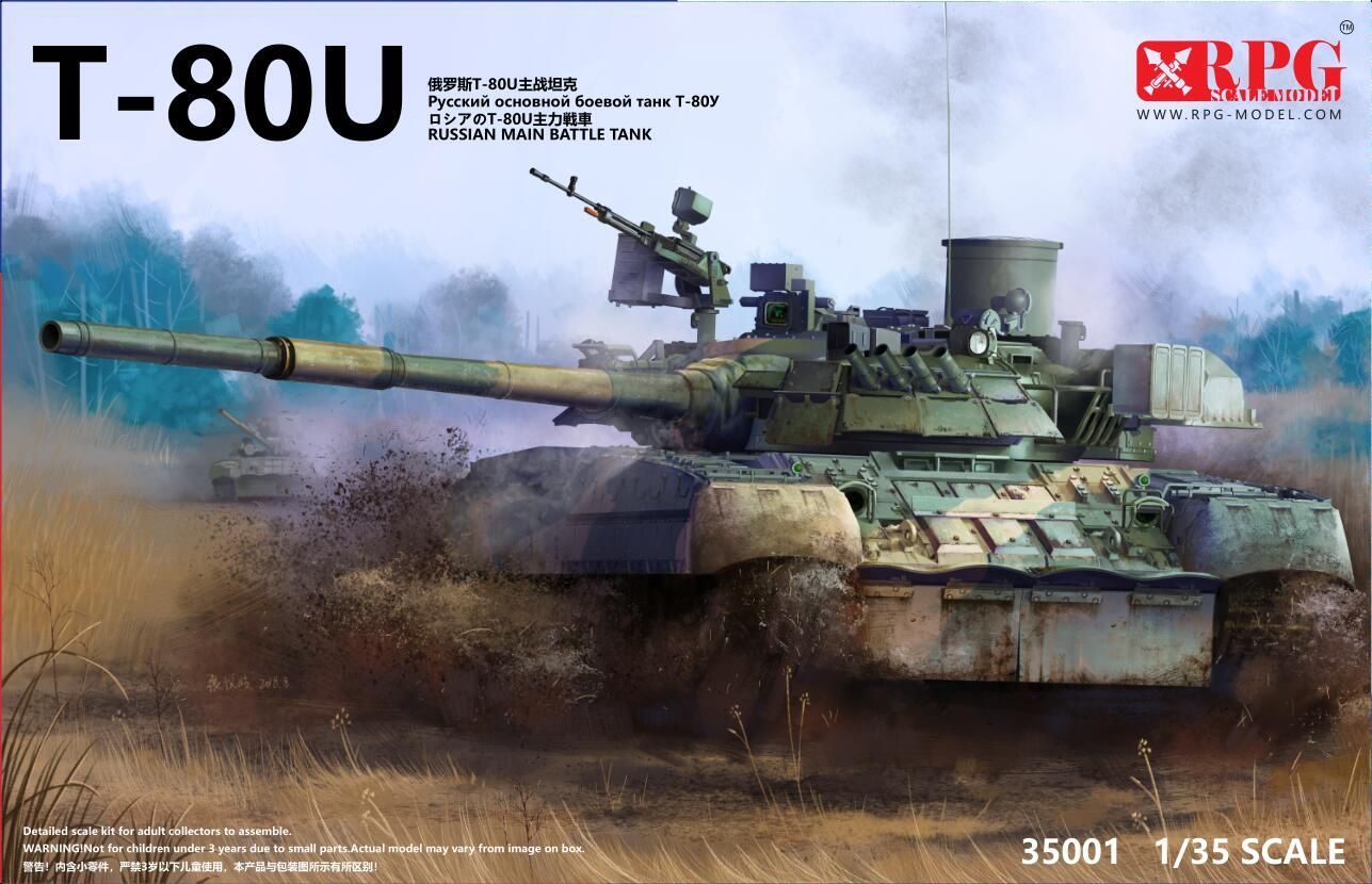 1:35 T-80U Main Battle Tank
