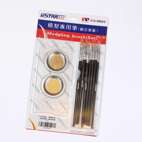 Modeling brush - painting set 10 in 1