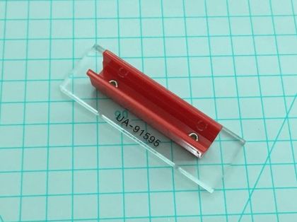 Transparent Grinding Plate Red