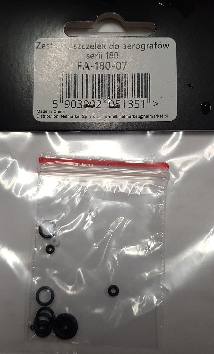 A set of gaskets for 180 series airbrushes