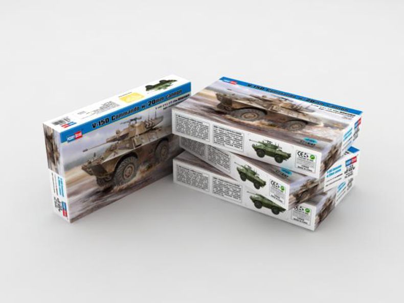 1:35 V-150 Commando w/20mm cannon