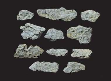 Forma na skalní útvary - malé ploché balvany