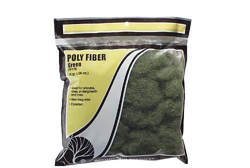 Syntetické vlákno POLY-FIBER, tmavozelené 16g