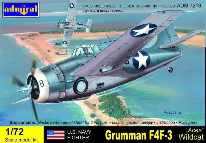 1:72 Grumman F4F-3 Wildcat (Aces)