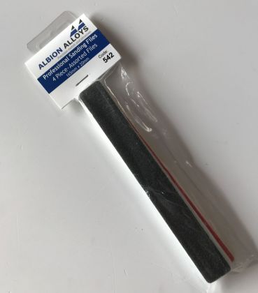 4 Assorted Mini Sanding Sticks 20mm x 165mm 100 to 600 Grit