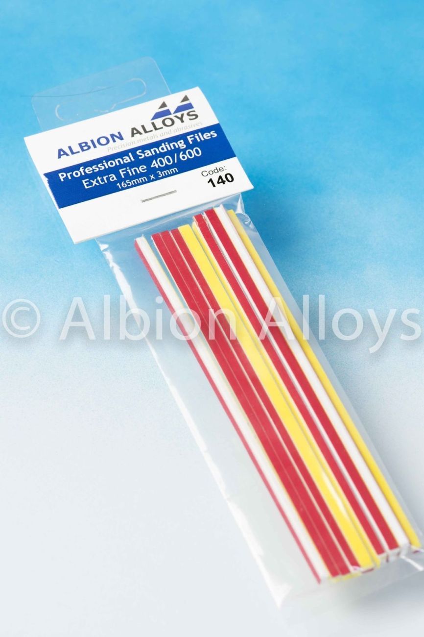 3mm Extra Fine Sanding Files 400/600 (1ks)