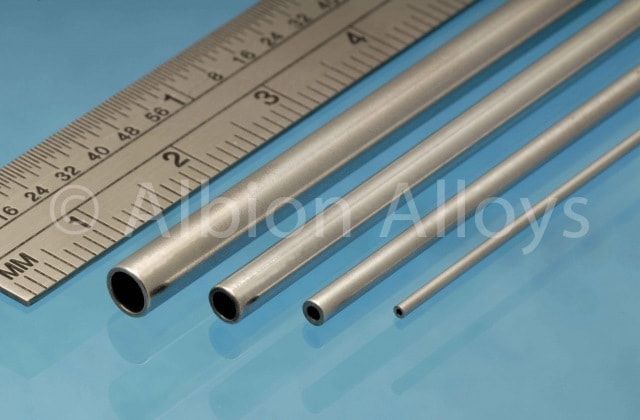 Aluminium Tube / 3mm OD x 0.45mm WT x 305mm L 1ks