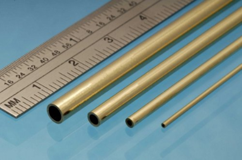 Brass Tube / 1mm OD x 0.25mm WT x 305mm L 1ks