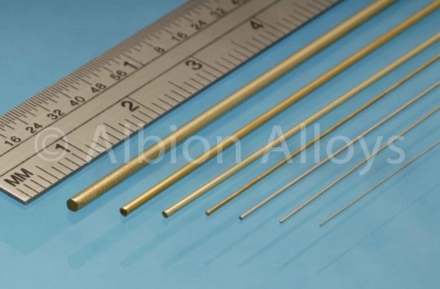 Brass Rod / 0.5mmx305mm 1ks