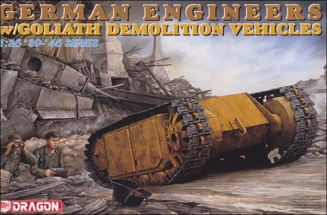 1:35 German Engineers w/Goliath Demolition Vehicles