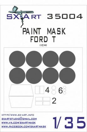 1:35 Paint mask Ford T