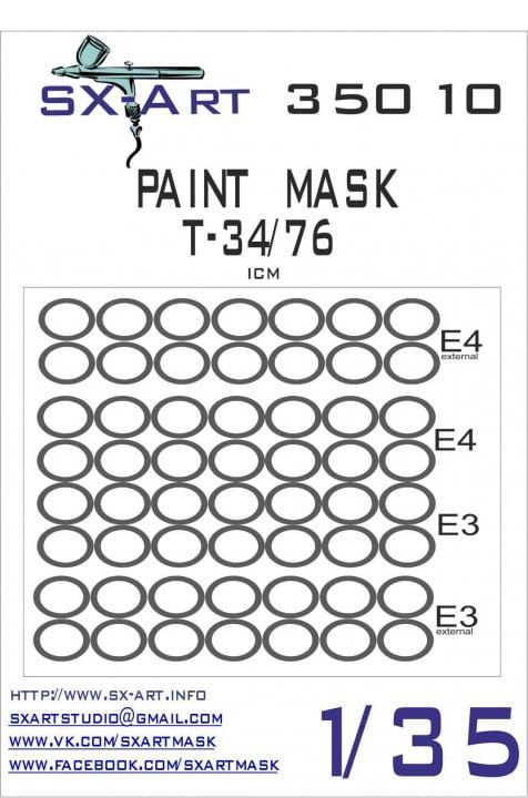 1:35 Paint mask T-34/76