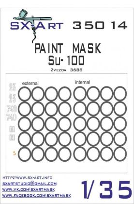 1:35 Paint mask Su-100